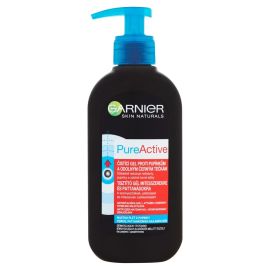 Garnier Skin Naturals Pure Active čistací gél s čierným uhlim pumpa 200ml