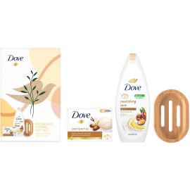 Dove Naturaly Caring Moisturized & Smooth Skin darčeková kazeta