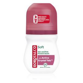 BOROTALCO Soft Pink Flowers Scent deodorant roll-on 50ml