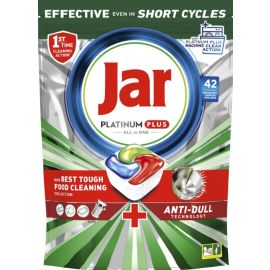Jar Platinum Plus ALL IN ONE Anti Dull tablety do umývačky riadu 42ks