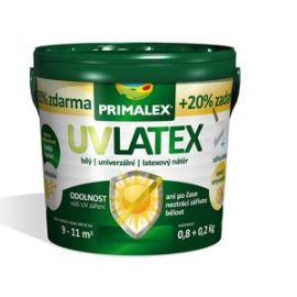 Primalex UV Latex univerzálny biely latex 0,8+0,2kg