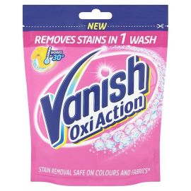 Vanish Oxi Action Pink odstraňovač škvŕn v sáčku 300g