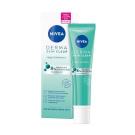 Nivea Derma Skin Clear nočný exfoliačný pleťový peeling 40ml 98756