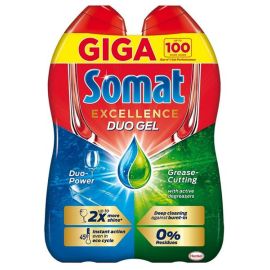 Somat Excellence Duo Gel 4x Action gél do umývačky riadu 2x630ml