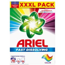 Ariel Fast Dissolving Color prášok na pranie 3850g 70 praní