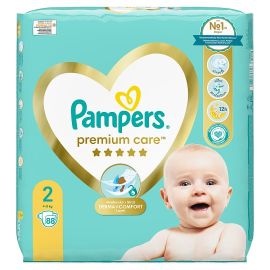 Pampers Premium Care 4-8kg detské plienky 88ks