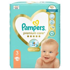 Pampers Premium Care 6-10kg detské plienky 78ks