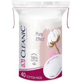 Cleanic Pure Effect odličovacie tampóny 100% Bavlna 40ks