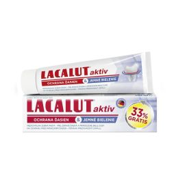 Lacalut Aktiv Ochrana Ďasien & Jemné bielenie zubná pasta 100ml