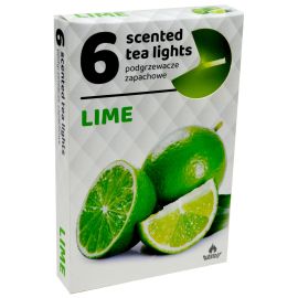 Admit Lime čajové vonné sviečky 6ks