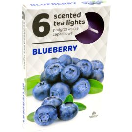 Admit Blueberry čajové vonné sviečky 6ks