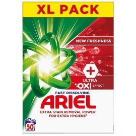 Ariel + Ultra Oxi Effect prášok na pranie 2750g 50 praní