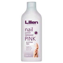 Lilien Profesional Pink odlakovač na nechty bez acetónu ružový 200ml