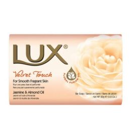 Lux Velvet Touch Jasmine & Almond Oil tuhé mydlo 80g