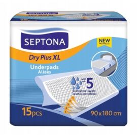 Septona Dry Plus XL hygienická podložka 5 vrstvová 90x180cm 15ks 9030