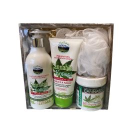 Herb Extract Cannabis darčekový set v drevenej bedničke