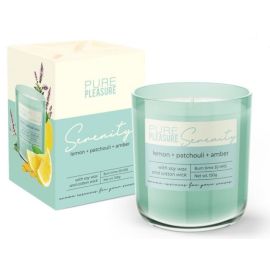 Bartek dekoratívna sviečka Pure Serenity Lemon & Patchouli & Amber 150g