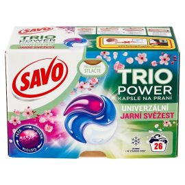 Savo Trio Power Univerzálne Jarná Sviežosť kapsule na pranie 26 praní