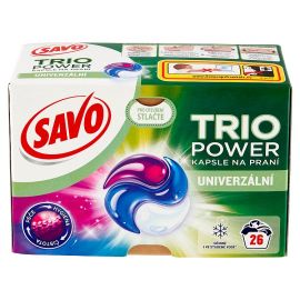 Savo Trio Power Univerzálne kapsule na pranie 26 praní