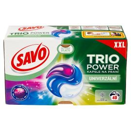 Savo Trio Power Univerzálne Jarná kapsule na pranie 40 praní