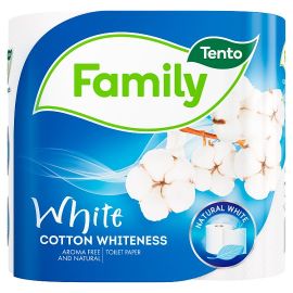 Tento Family Cotton Whiteness toaletný papier 2-vrstvový 4ks