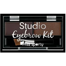 Miss Sporty set na úpravu obočia Eyebrow 001 Medium Brown 2,4g