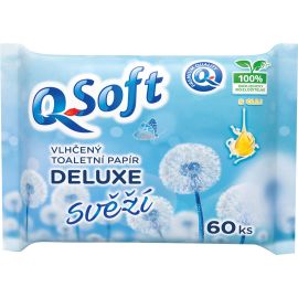 Q Soft Svieží vlhčený toaletný papier 60ks
