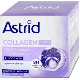 Astrid Collagen PRO nočný krém proti vráskam 50ml