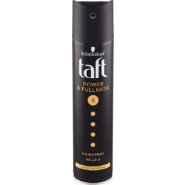 Taft Power & Fullness 5 lak na vlasy ochrana proti vetru, vlhkosti 250ml