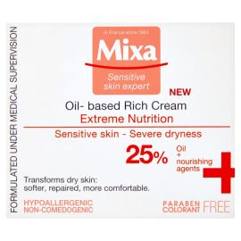 Mixa Sensitive Skin Expert výživny pleťový krém 25% Oil 50ml