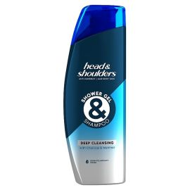 Head & Shoulders Men Deep Cleansing sprchový gél & šampón na vlasy 270ml