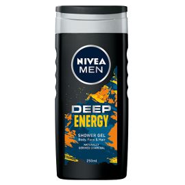 Nivea Men Deep Energy sprchový gél 250ml 84045