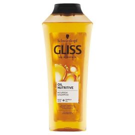 Schwarzkopf Gliss Oil Nutritive šampón na nepoddajné, namáhané vlasy 400ml