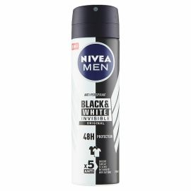 Nivea Men Black & White Invisible Original anti-perspirant sprej 150ml 82241