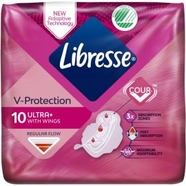 Libresse Freshness & protection Ultra+ hygienické vložky 10ks
