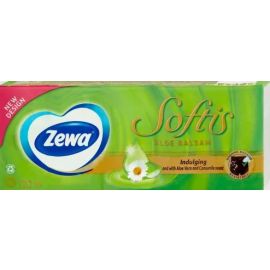 Zewa Softis Balsam Aloe Vera hygienické vreckovky 10ks 4-vrstvové