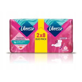 Libresse Ultra Long+ Freshness & Protection hygienické vložky 16ks