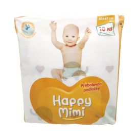 Happy Mimi detské prebaľovacie podložky 10ks 60x60