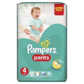 Pampers Pants JP4  Maxi 52ks   9-15kg *