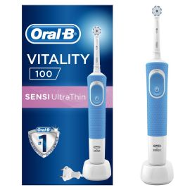 Oral-B Vitality 100 Blue Sensitive Ultra Thin elektrická zubna kefka