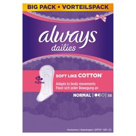 Always Intim 58ks Normal Soft Cotton hygienické vložky