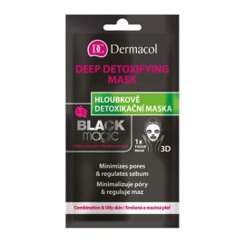 Dermacol Black Magic Textilná 3D detoxikačná maska na tvár