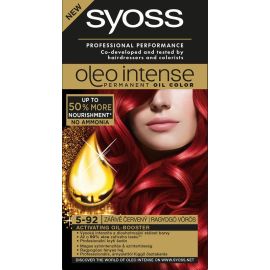 Syoss Oleo Intense 5-92 Žiarivá Červená farba na vlasy