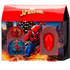 Marvel Spider-Man darčeková kazeta pre chlapca toaletná voda 50ml,3D mydlo