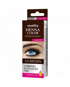 Henna Venita Color Gél na obočie & riasy 3.0 Hnedá 15g