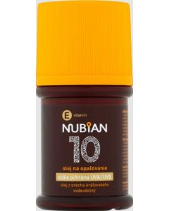 Nubian olej na opaľovanie vodeodolný  SPF10 60ml