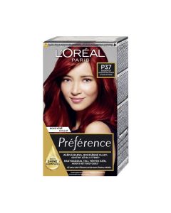 Loréal Préférence P37 intenzivná tmavá červená farba na vlasy