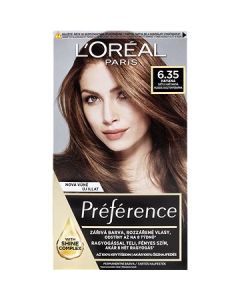 Loréal Préférence 6.35 svetlá gaštanová farba na vlasy