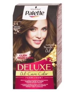 Palette DELUXE 5-5 Zlatý karamel farba na vlasy /555/