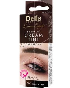 Delia farba na obočie krémová 3.0 dark brown 15ml 330422